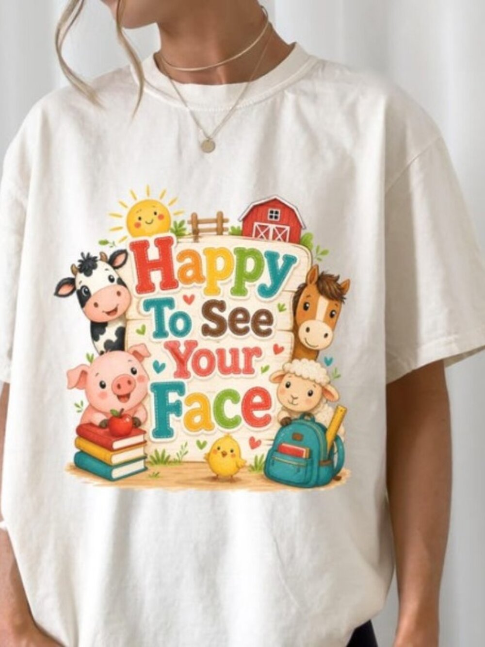 Farm Back to School Shirt, Teacher First Day Tee